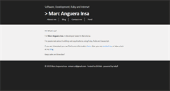 Desktop Screenshot of marcanguera.net